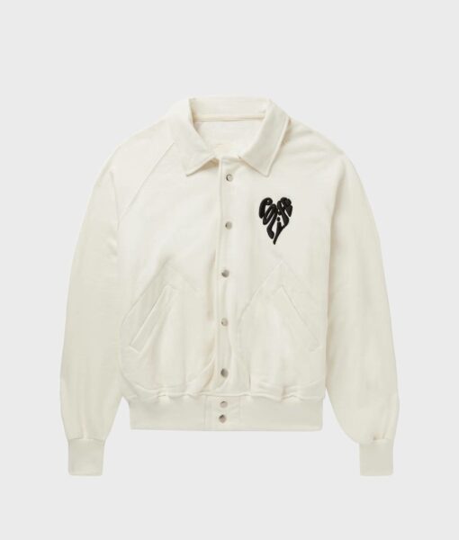 The Weeknd Coachella White Bomber Jacket