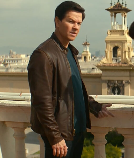 Mark Wahlberg Uncharted Victor Sullivan Leather Jacket