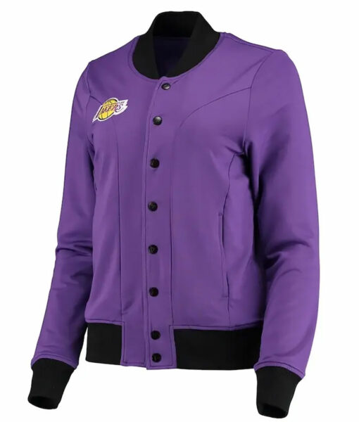 Los Angeles Lakers Purple Bomber Jacket
