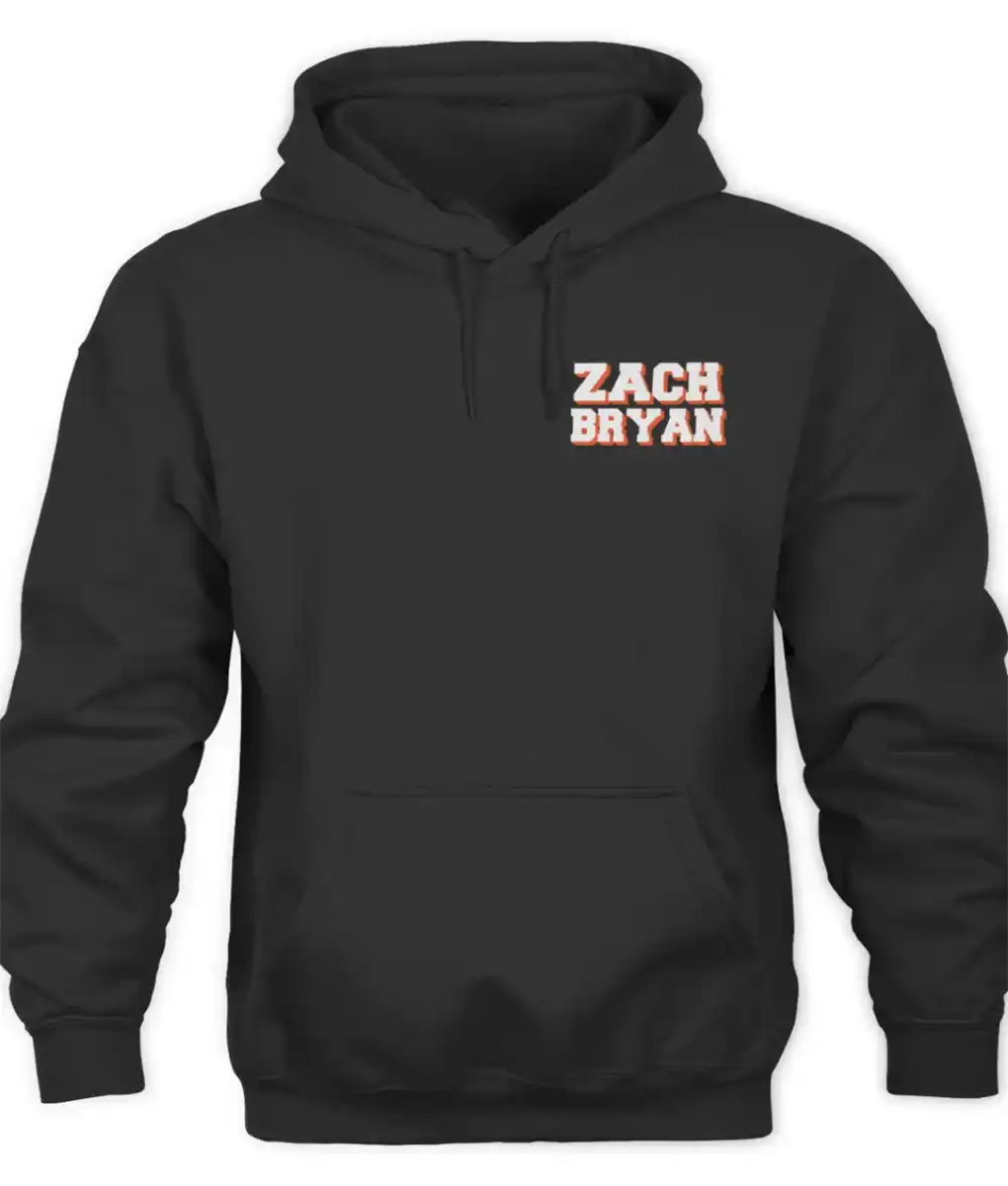 Zach Bryan Tour Black Hoodie (2)
