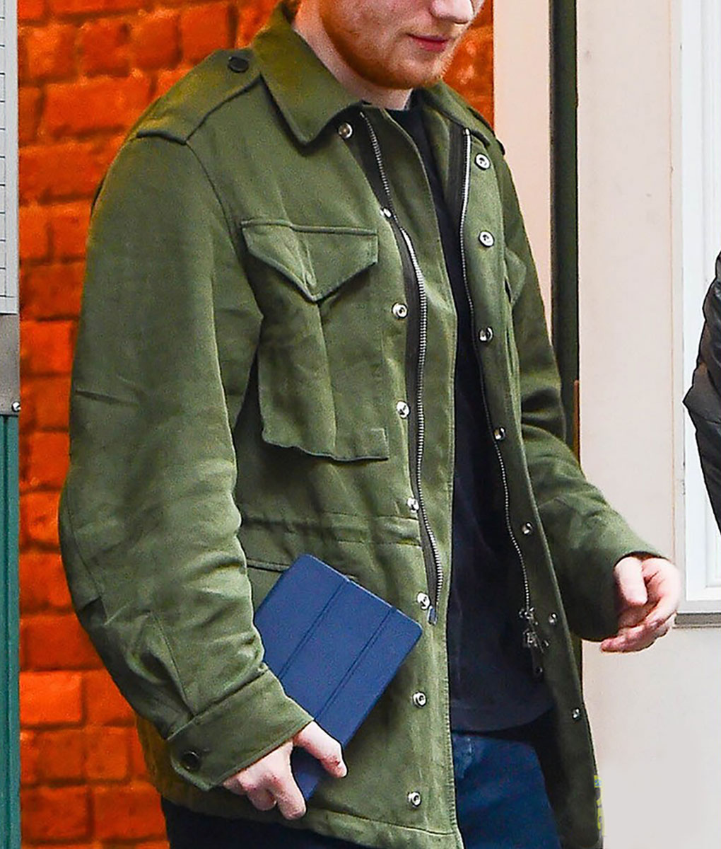 Ed Sheeran Green Jacket (1)