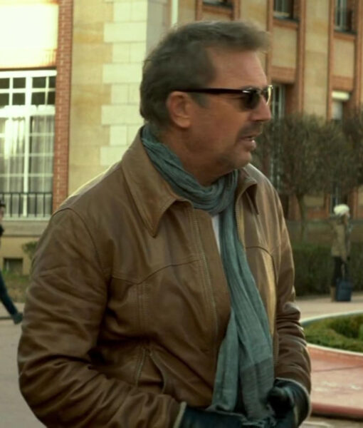 3 Days To Kill (Kevin Costner) Brown Jacket