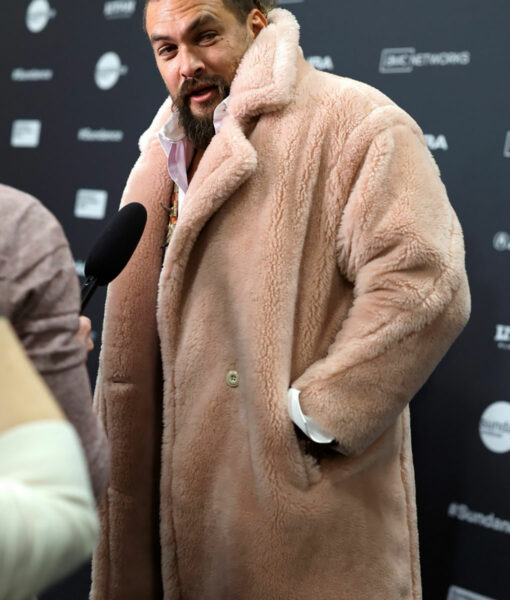 Jason Momoa Deep Rising Pink Fur Coat-2
