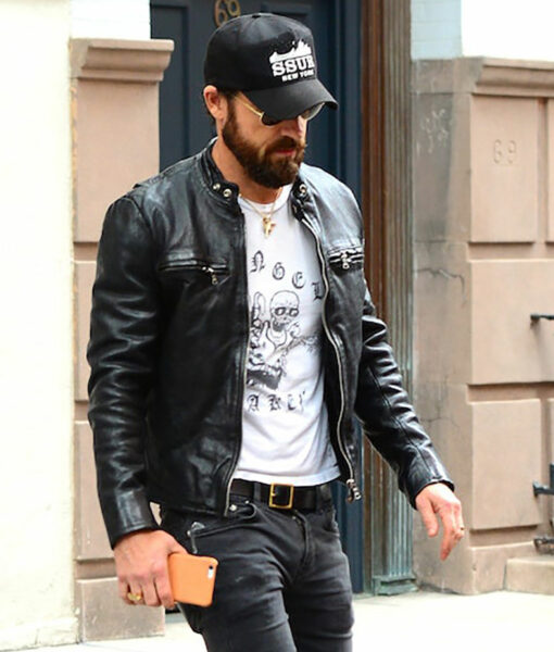 Justin Theroux Leather Jacket-2