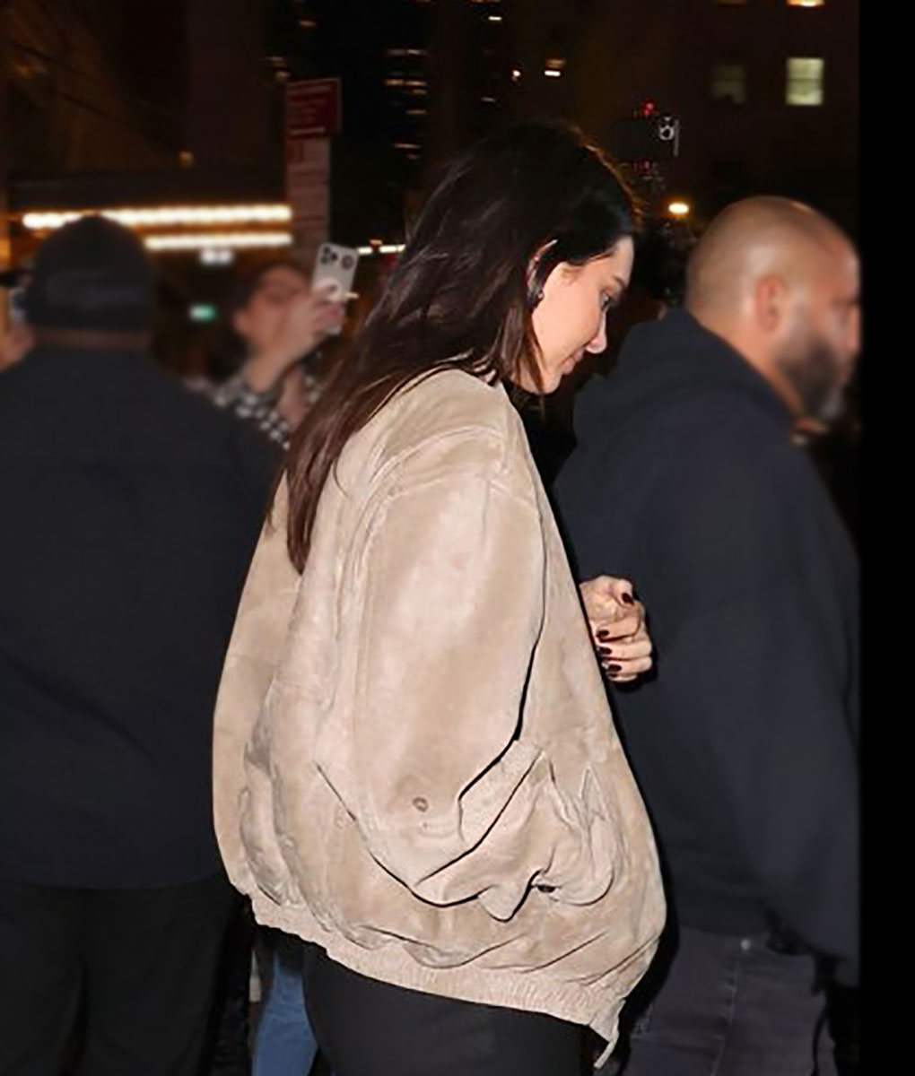 Kendall Jenner Suede Leather Jacket (1)