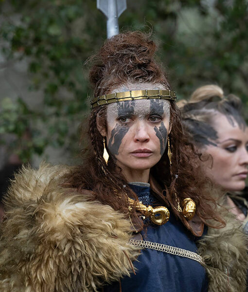 Olga Kurylenko Boudica Queen of War Fur Cloak-2