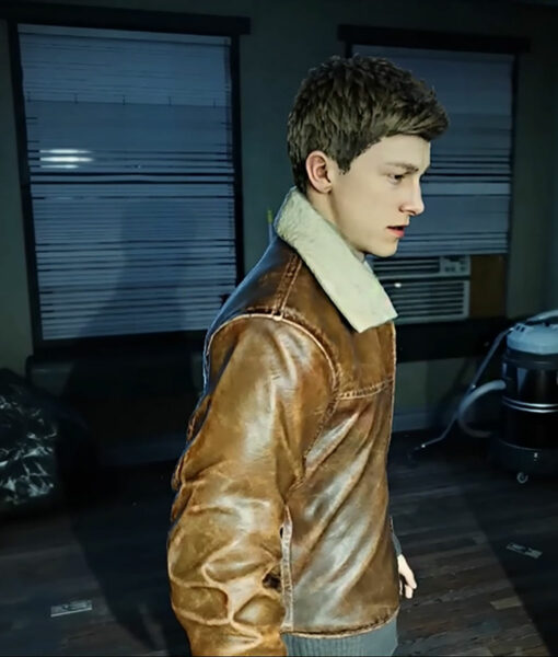 Peter Parker Spider-Man 2 Video Game (Yuri Lowenthal) Leather Jacket