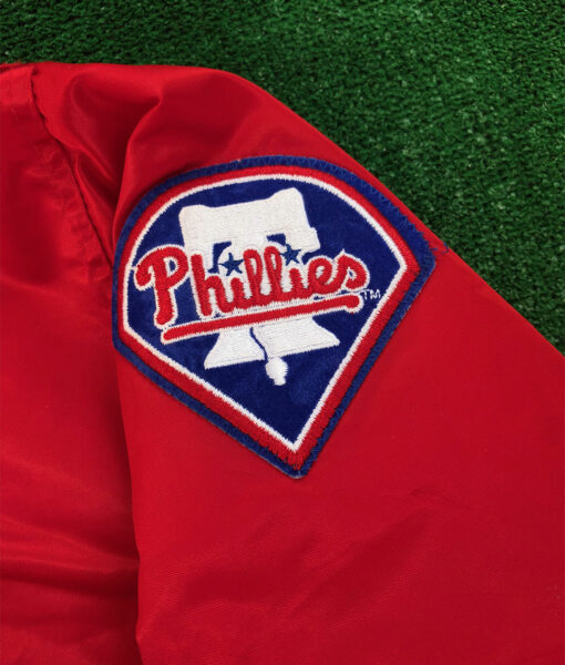 Philadelphia Phillies Red Bomber jacket