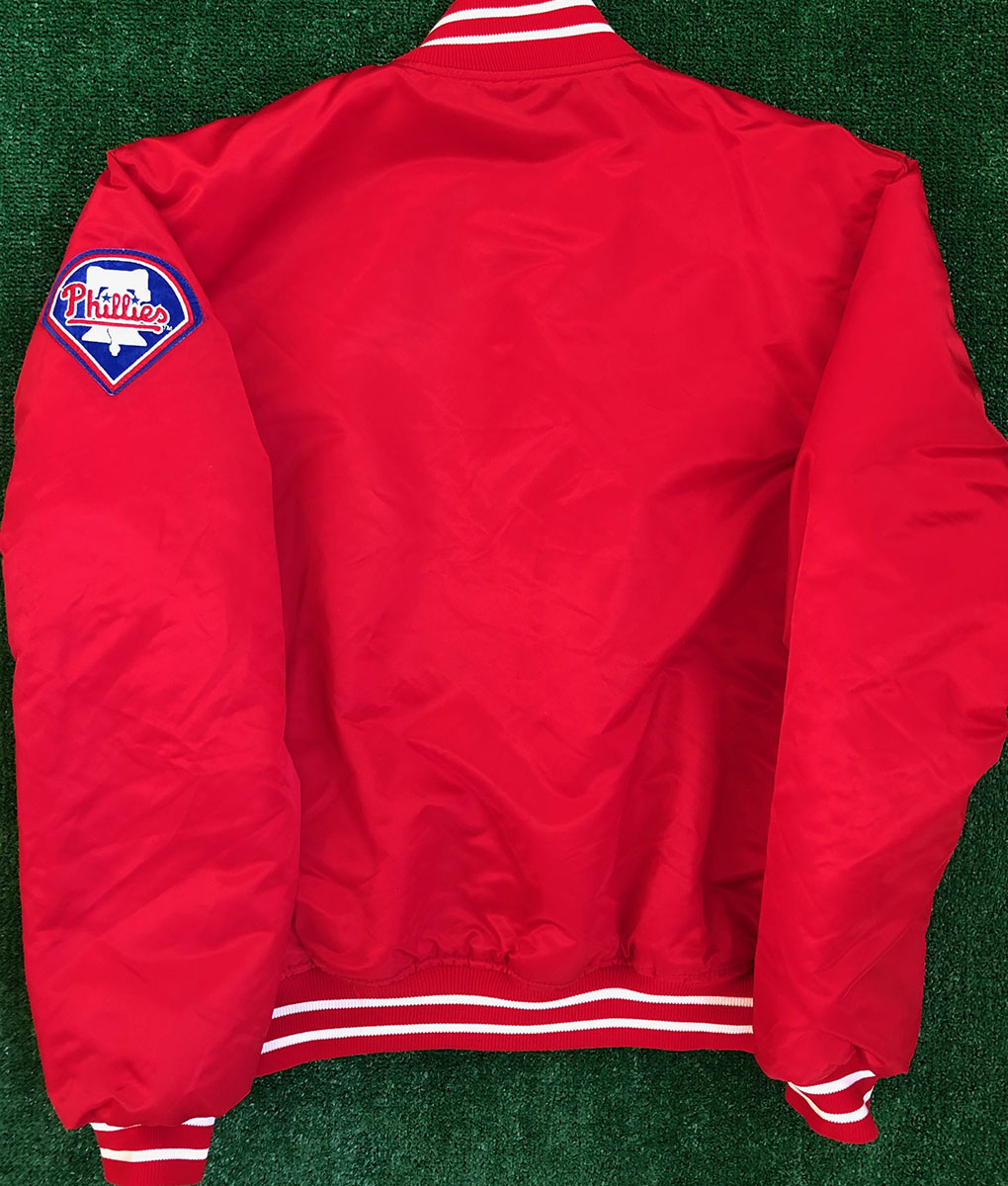Phillies Red Bomber Starter jacket (2)