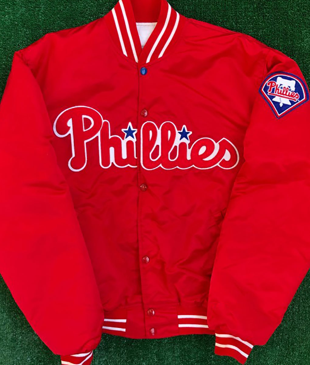 Starter Philadelphia Phillies Red Bomber jacket