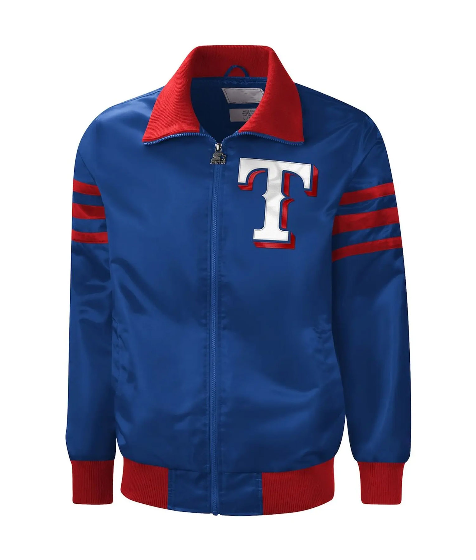 Texas Rangers Blue Varsity Jacket-2
