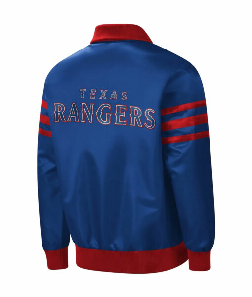 Texas Rangers Blue Varsity Jacket-1