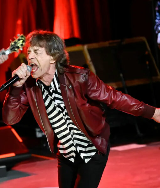 Rolling Stones Kick off Mick Jagger Leather Jacket