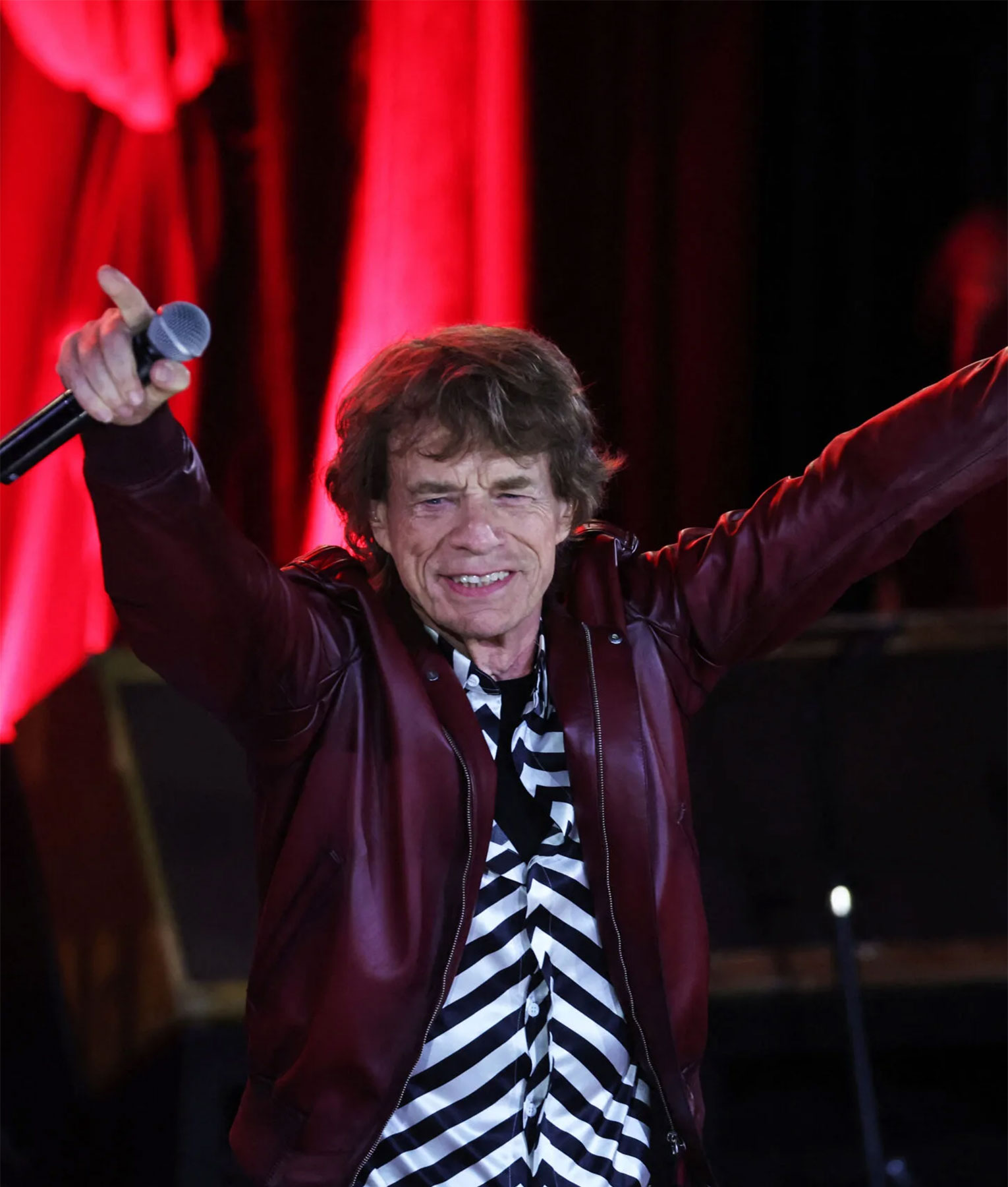 Rolling Stones Mick Jagger Leather Jacket (6)