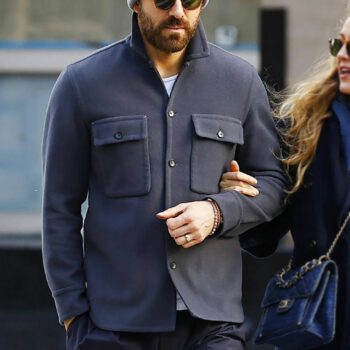 Ryan Reynolds Wool Grey Jacket-1