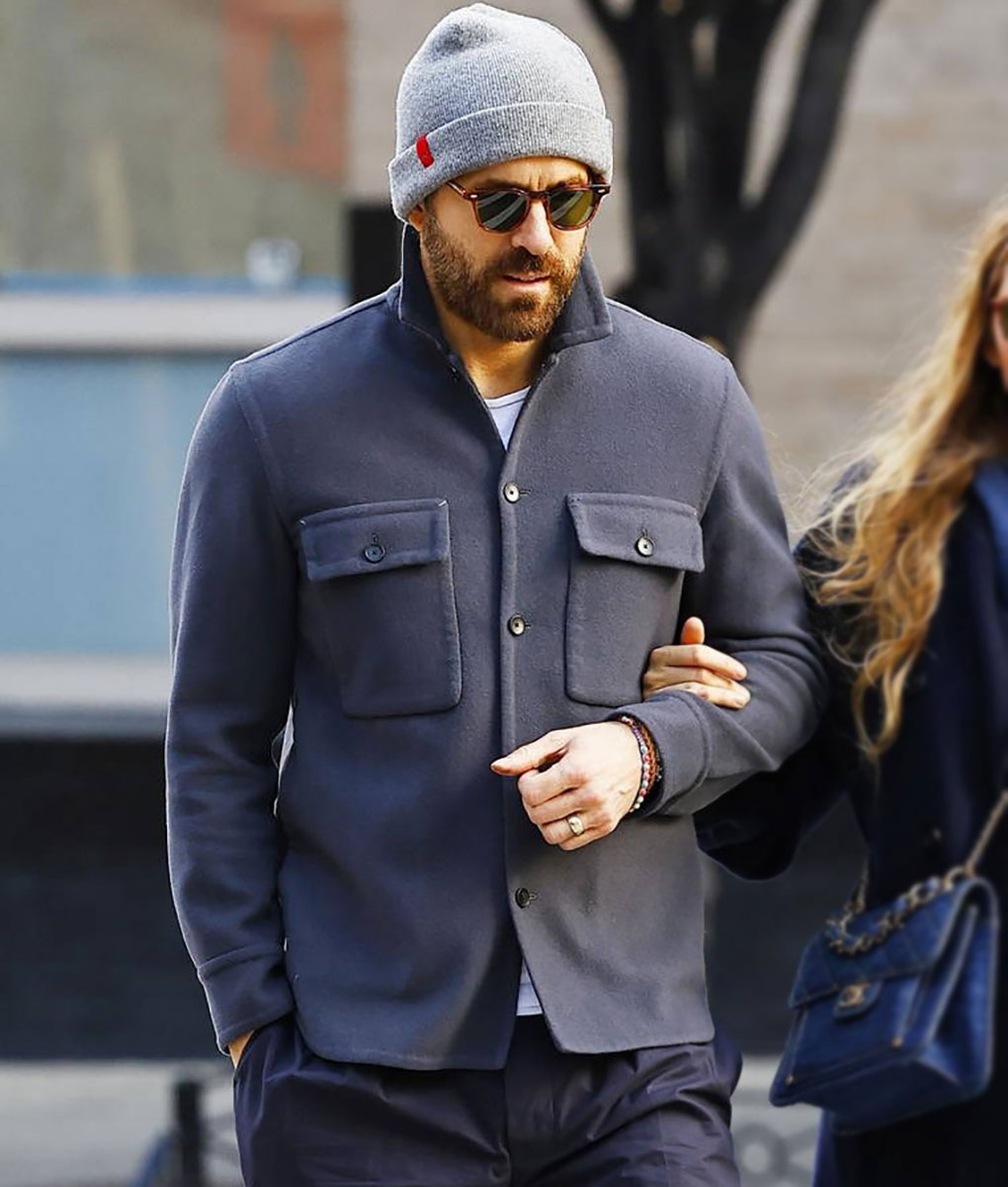 Ryan Reynolds Grey Jacket (2)