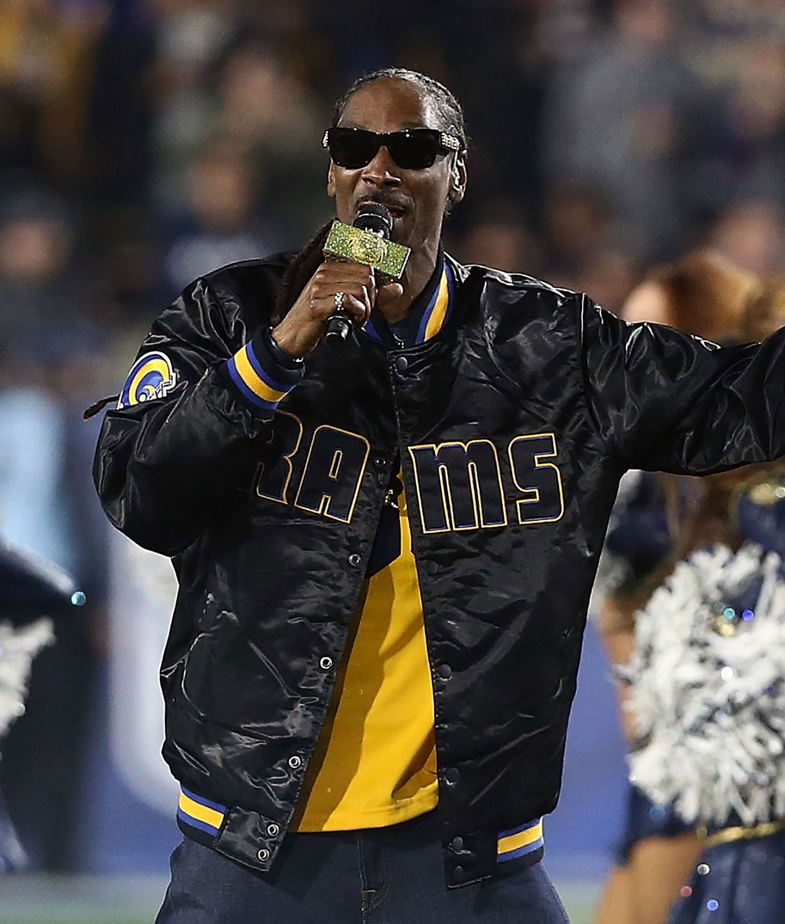 Snoop Dogg Black Bomber Jacket (3)