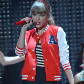Taylor Swift Letterman Red Varsity Jacket Image