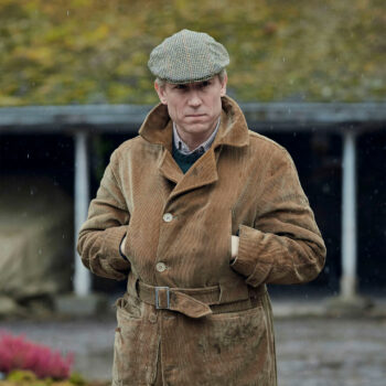 Tobias Menzies The Crown War (Prince Philip) Brown Coat