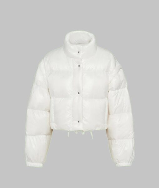 Taylor Swift's BFF Brittany Mahomes White Puffer Jacket