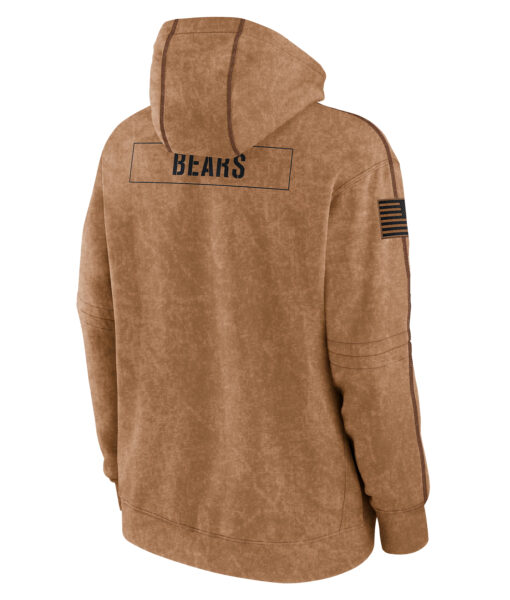 Chicago Bears NFL Honors Salute to Service Club Brown Hoodie