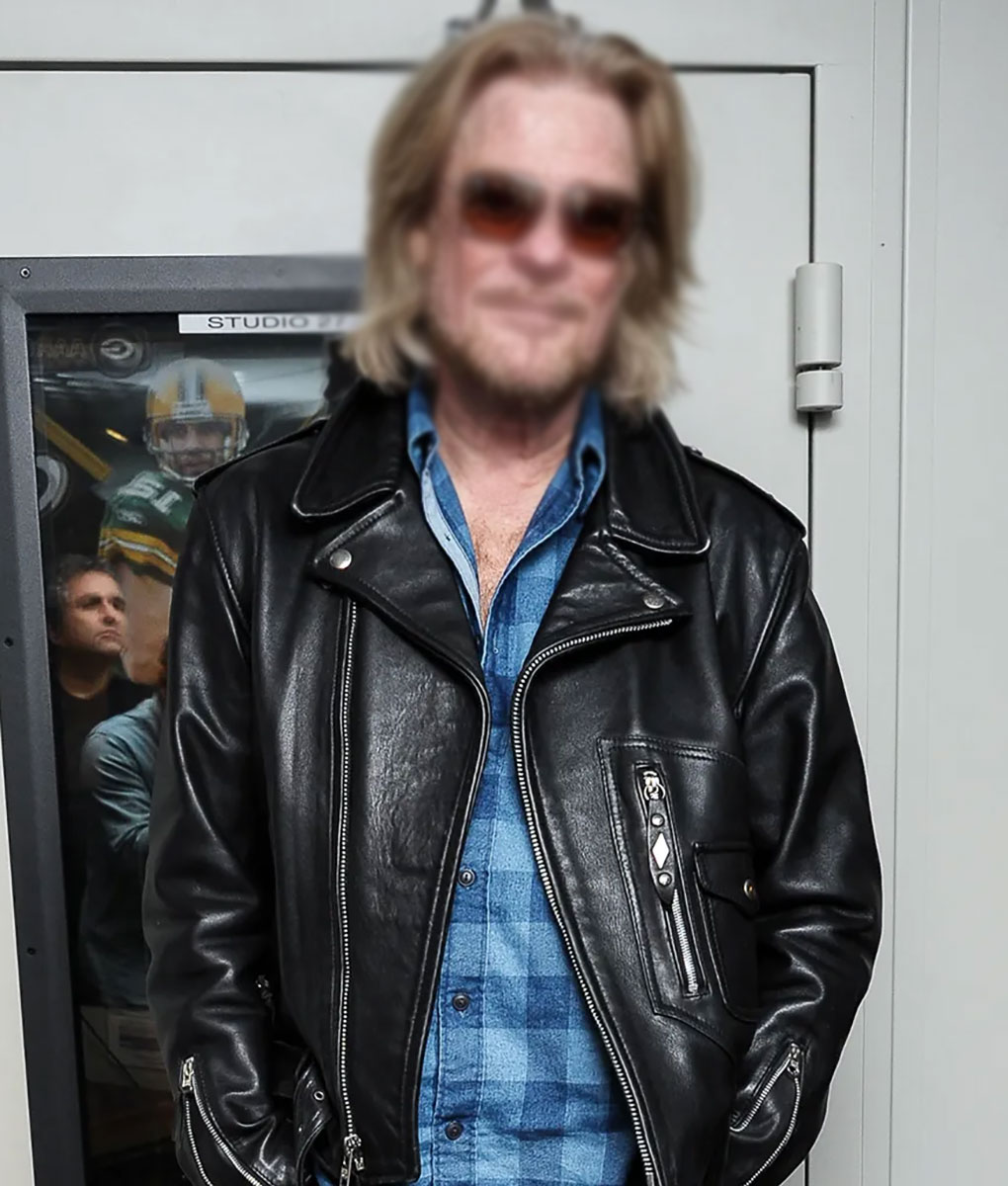 Daryl Hall Black Leather Jacket (1)