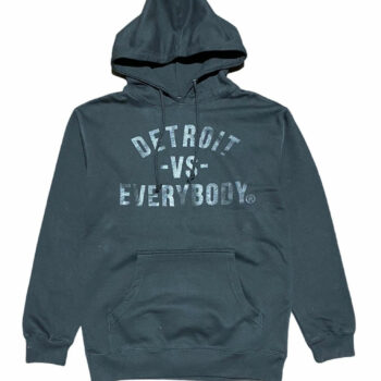 Detroit Vs Everybody Grey Pullover Hoodie-2