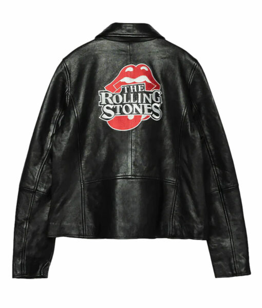 JFK Stadium Rolling Stones Leather Jacket