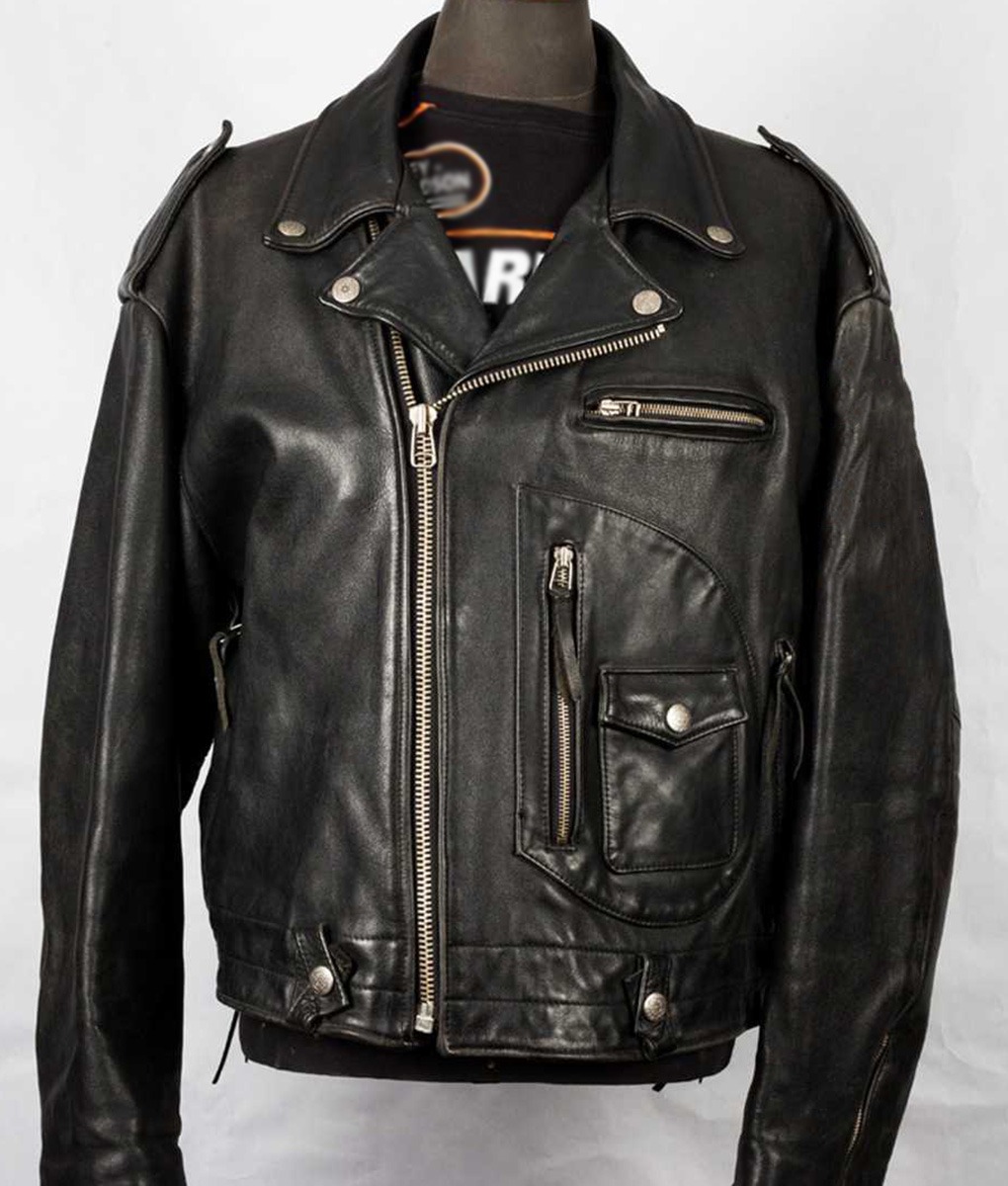Jacob Elordi Death Cult Black Leather Jacket - Death Cult Black Leather ...
