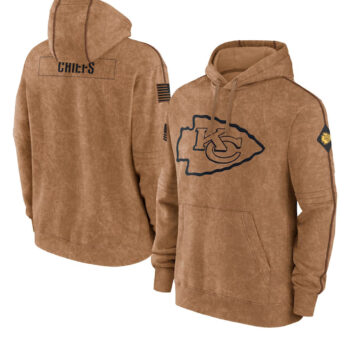 KC Chiefs NFL Honors Salute to Service Club Brown Hoodie