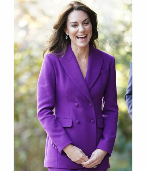 Us National Symposium Kate Middleton Purple Blazer