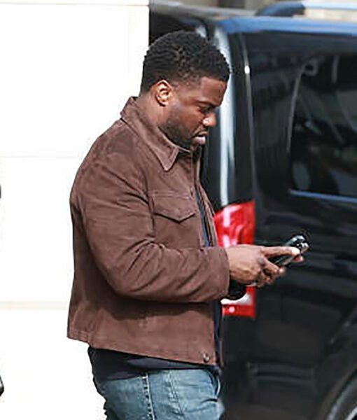 Kevin Hart Lift (Cyrus Whitaker) Leather Brown Jacket