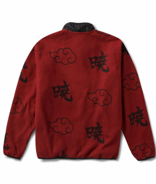 Naruto Akatsuki Red Cotton Jacket-2
