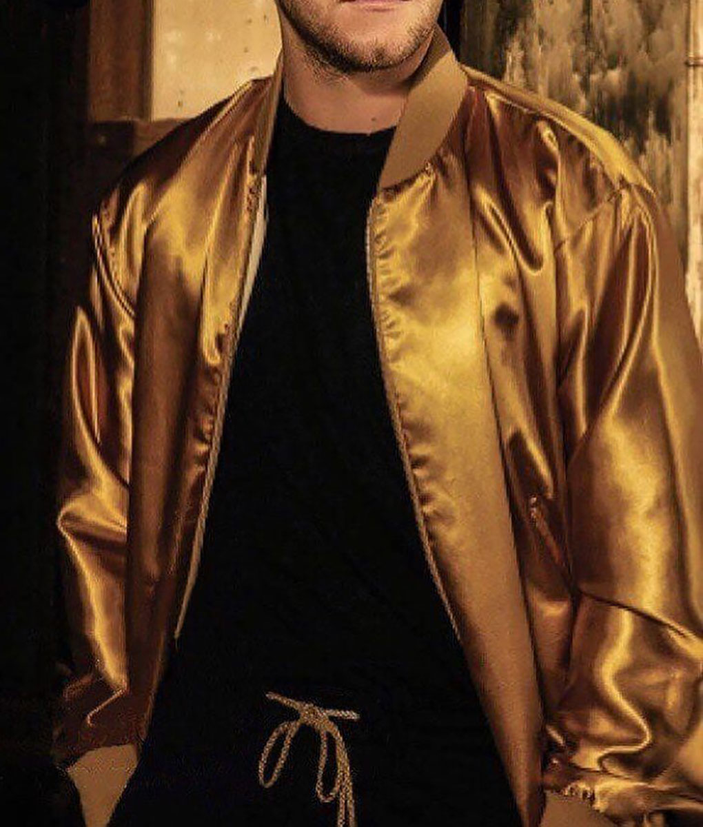 Niall Horan Golden Bomber Jacket