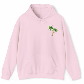 Palm Pink Pullover Hoodie-2