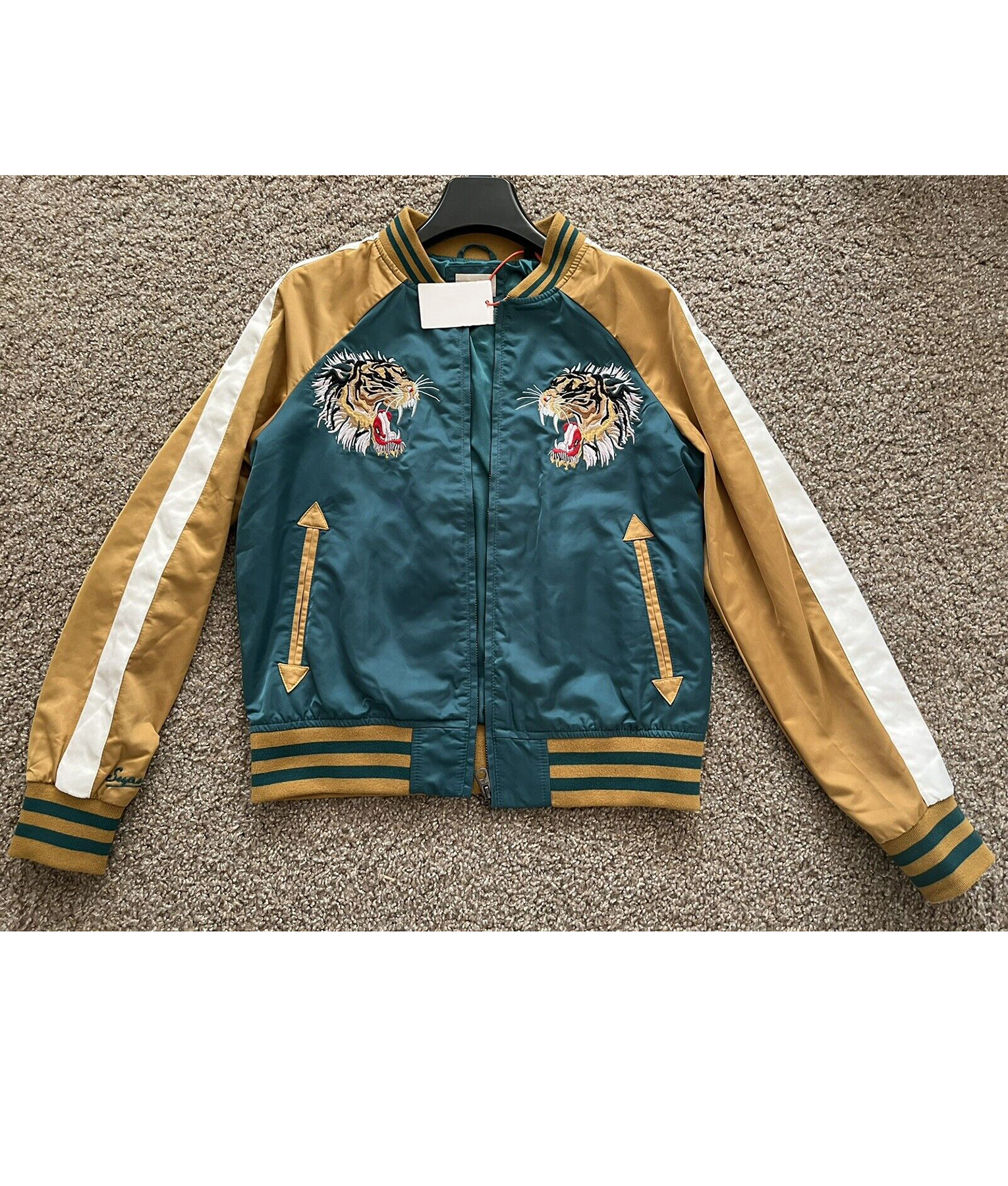 Steph McGovern Green Varsity Jacket (1)