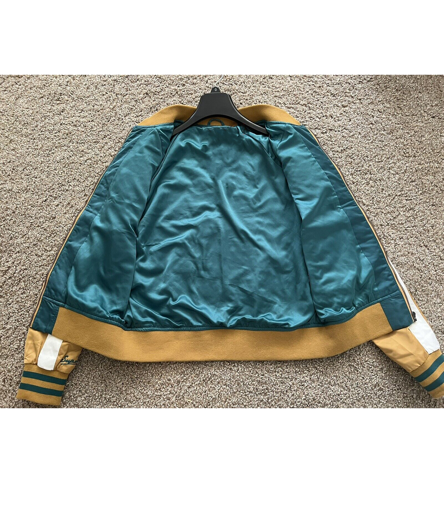 Steph McGovern Green Varsity Jacket (2)