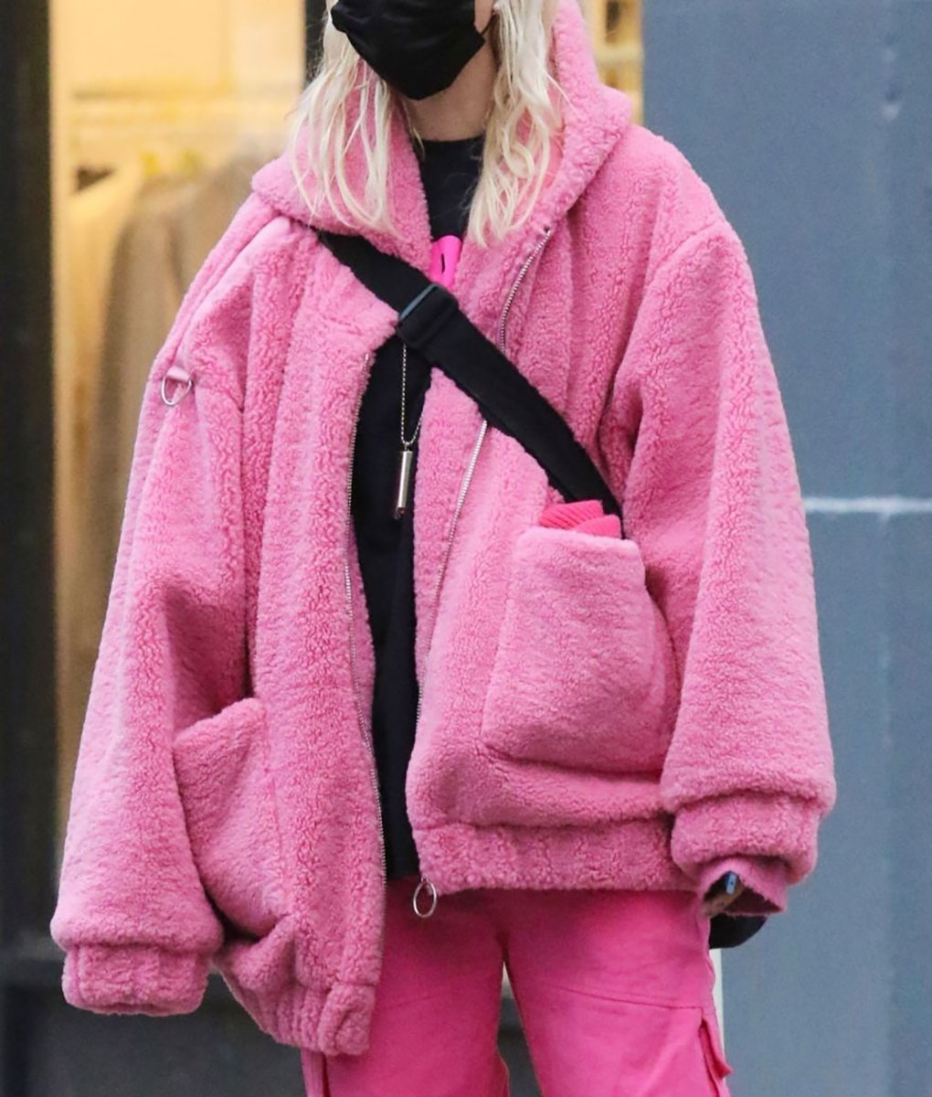 Taylor Momsen Pink Jacket