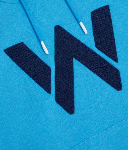 Williams logo W Letter Blue Hoodie