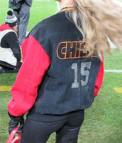 Taylor Swift BFF Brittany Mahomes KC Chiers 15 Jacket