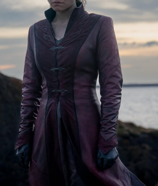 Emma D'Arcy House of the Dragon Purple Coat