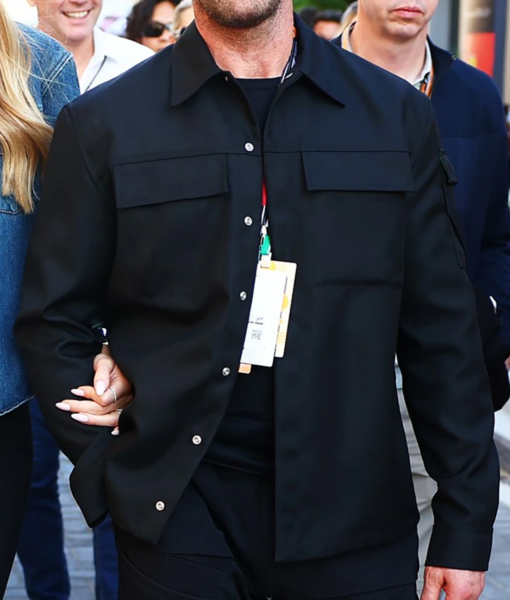 F1 Jason Statham Black Jacket