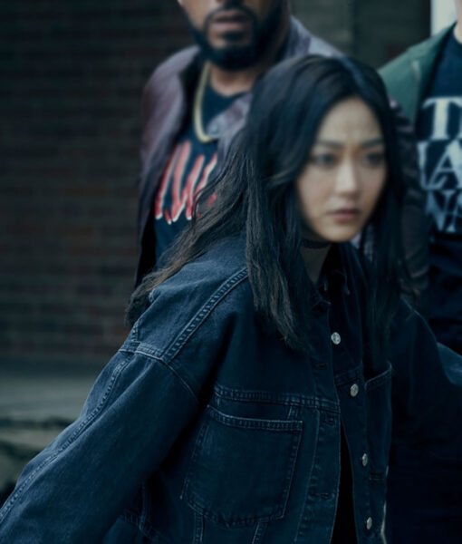 Karen Fukuhara The Boys (Kimiko Miyashiro) Denim Crop Jacket