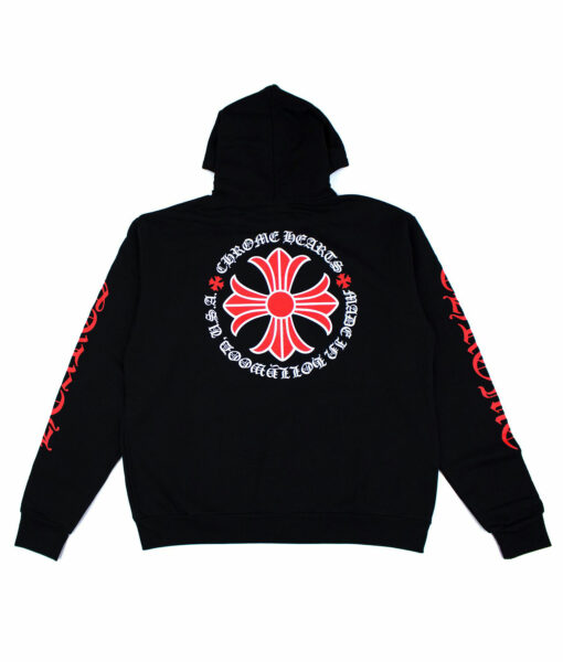 Chrome Hearts Made In Hollywood Plus Cross Zipper Hoodie