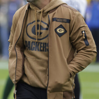 Matt LaFleur Green Bay Packers Salute To Service Brown Jacket