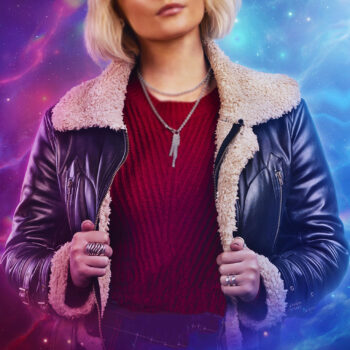 Millie Gibson Doctor Who S14 The Church on Ruby Road (Ruby Sunday) Black Jacket