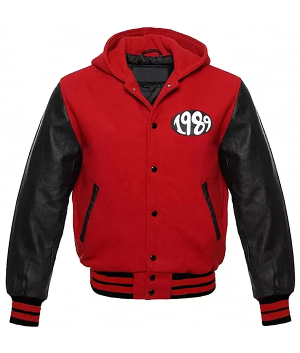 Taylor Swift 1989 Red Varsity Hooded Jacket (3)