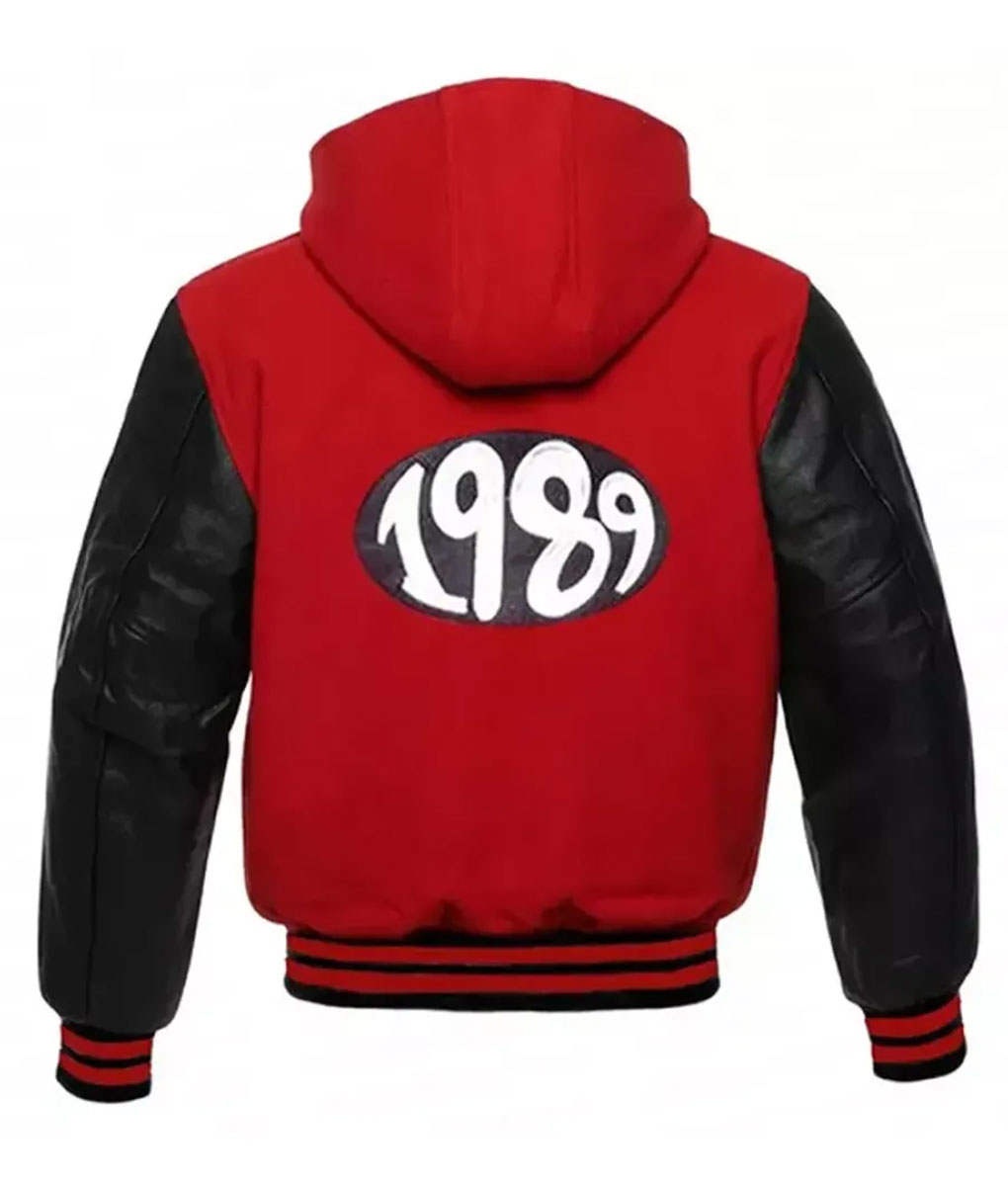 Taylor Swift 1989 Red Varsity Hooded Jacket (4)
