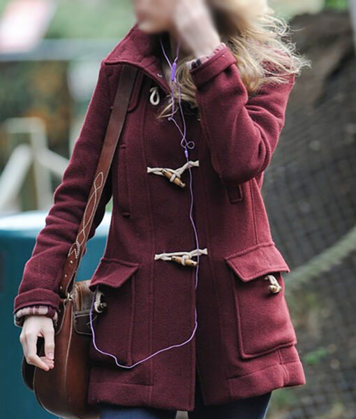Taylor Swift London Zoo Visit Red Coat