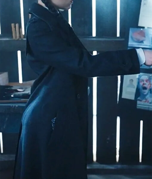 Wednesday Addams (Jenna Ortega) Black Coat